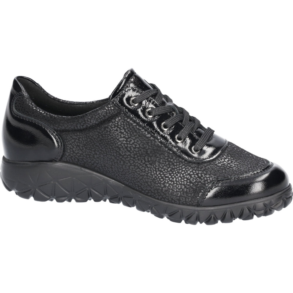 Waldlaufer H89001-254-001 Black Shoes