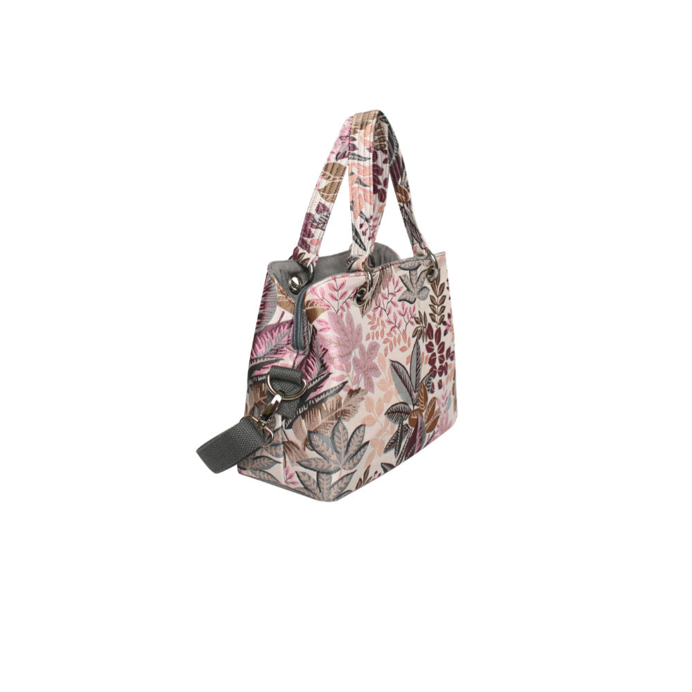Earth Squared Pink Spring Jacquard Camille Bag (JD26CAMPK)