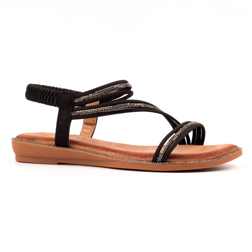 Lunar Aruba Black Sandal JLH532 BK