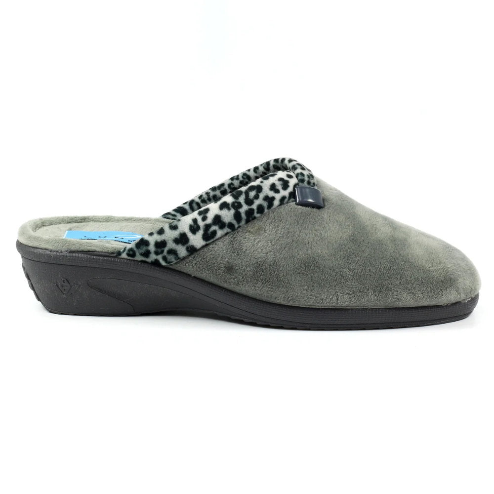 Lunar Michelle Grey Mule Slipper KLA007 GR