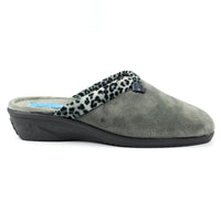 Lunar Michelle Grey Mule Slipper KLA007 GR