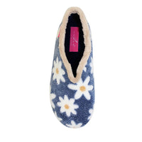 Lunar Daisy Blue Slipper With Daisy Pattern KLA021 BL
