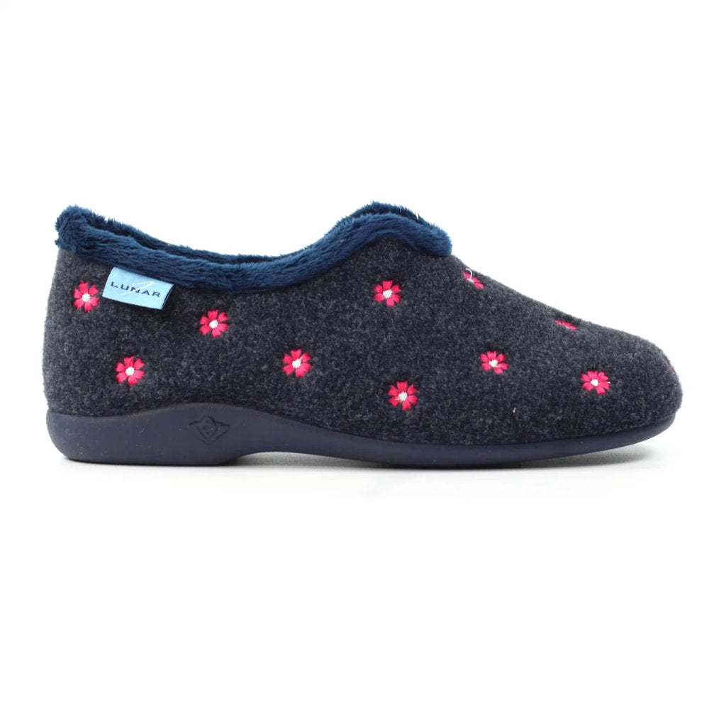 Lunar Havana Navy Slipper-KLA250 BL