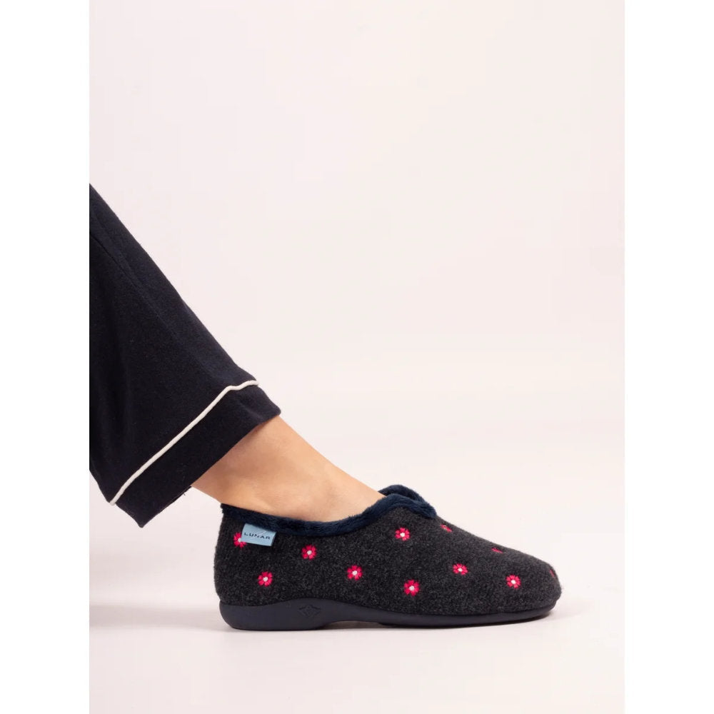 Lunar Havana Navy Slipper-KLA250 BL