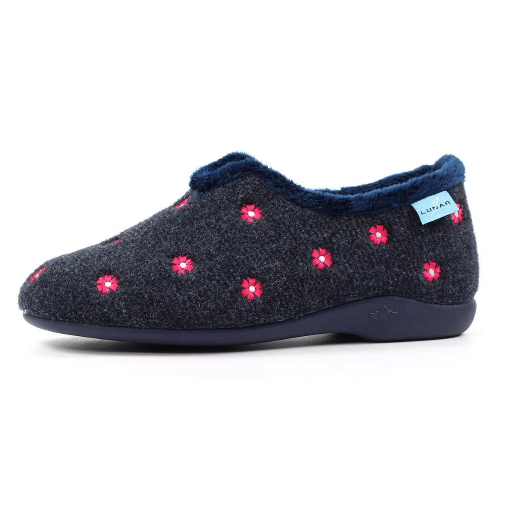 Lunar Havana Navy Slipper-KLA250 BL