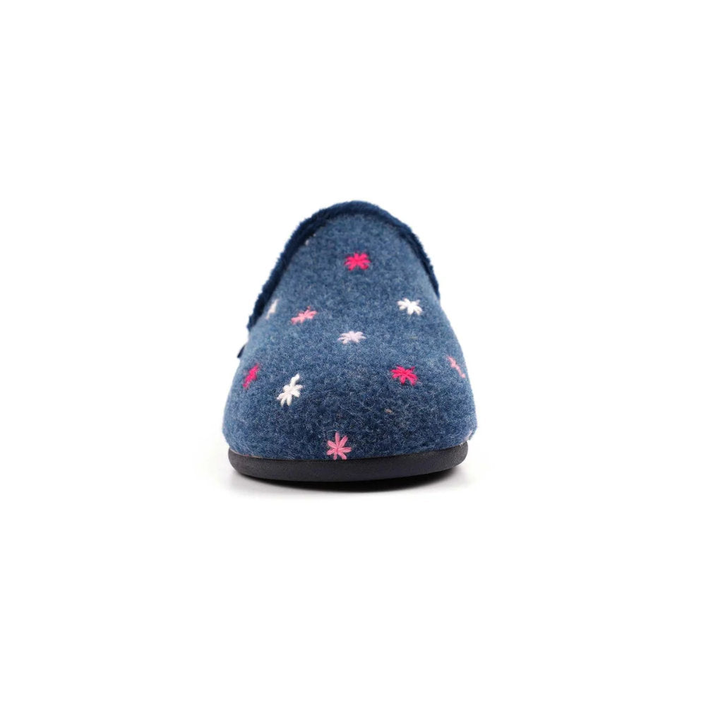 Lunar Flora Navy Slipper KLA263 NY