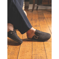 Lazy Dogz Palmer Dk Grey Mule Slipper-KMC001 DG