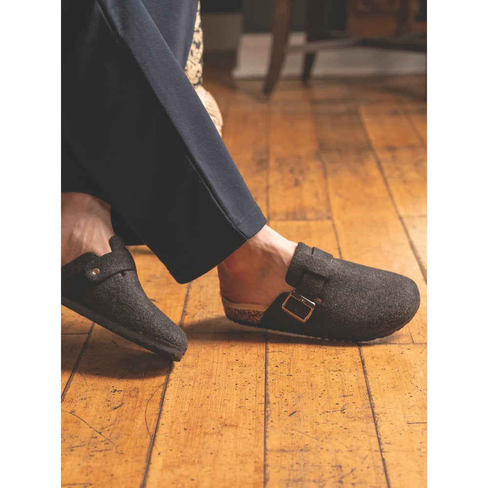 Lazy Dogz Palmer Dk Grey Mule Slipper-KMC001 DG