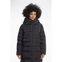 Rino & Pelle Keila 7002512 Black And Toffee Coat