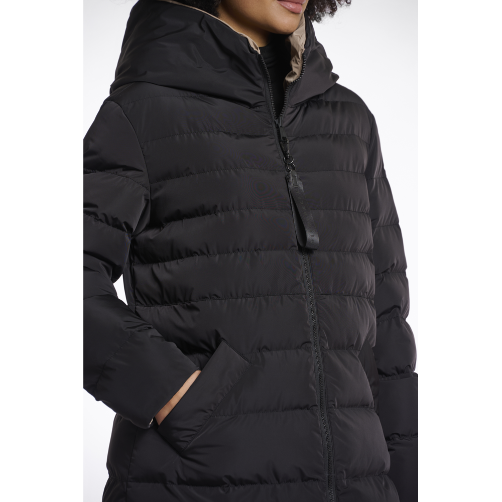 Rino & Pelle Keila 7002512 Black And Toffee Coat