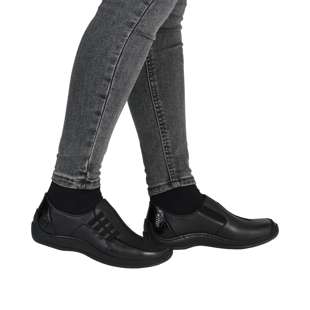 Rieker L1777-00 Black Shoes