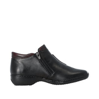 Rieker L3882-00 Schwarz/Burgundy Boots