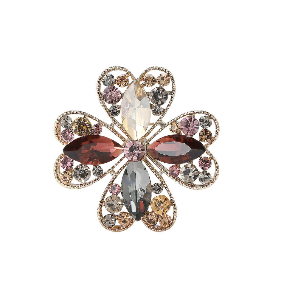 White Leaf LPN71P Brooch