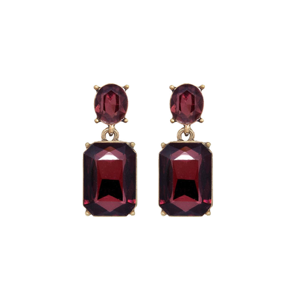 White Leaf LTE09B Earrings