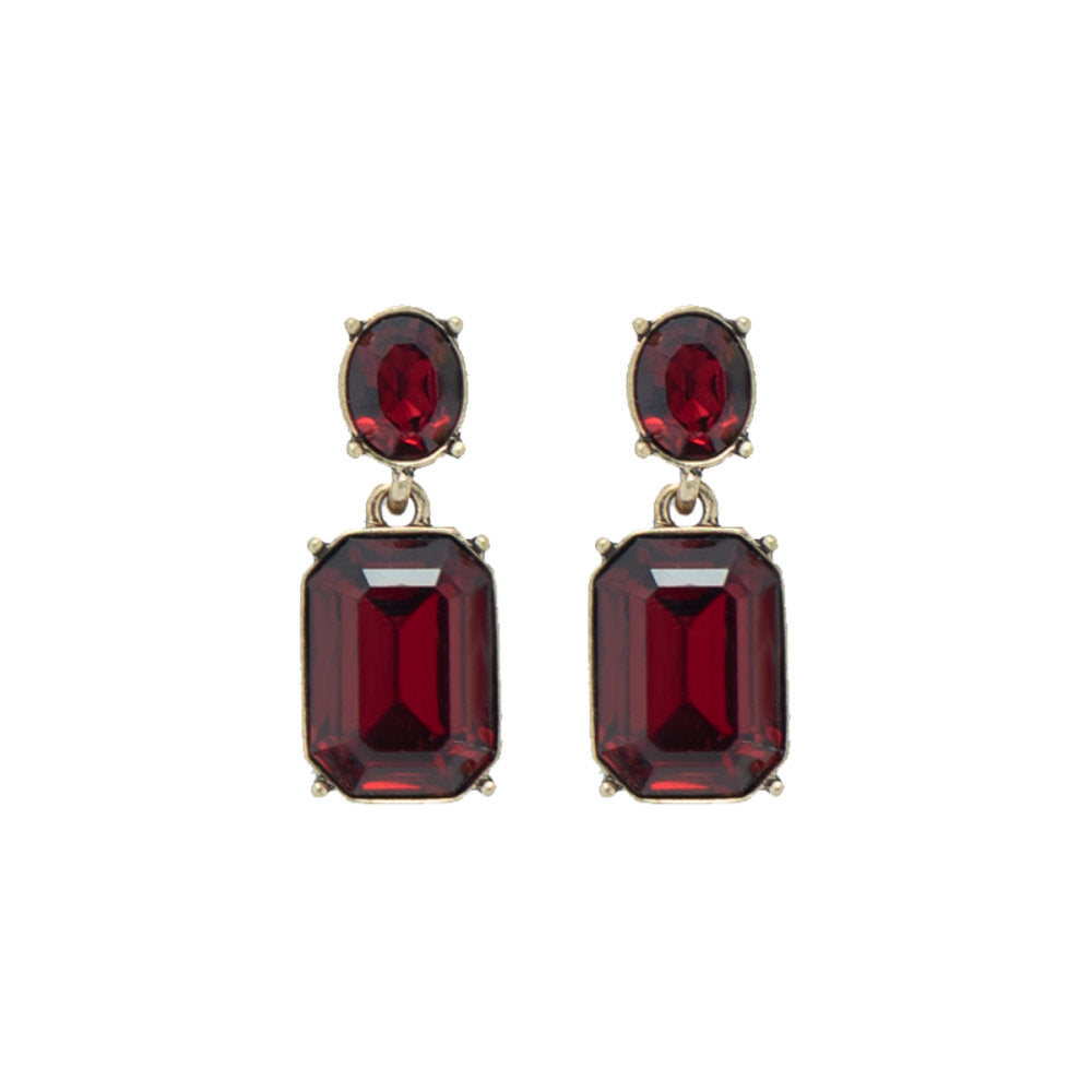 White Leaf LTE09DR Earrings
