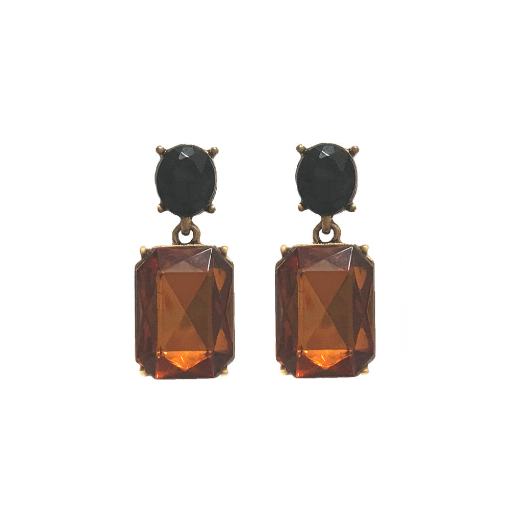 White Leaf LTE09W Earrings