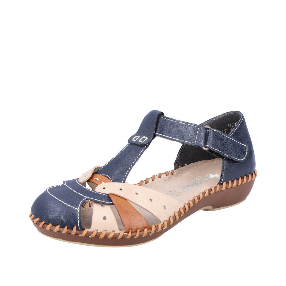 Rieker M1655-14 Desideria Navy Sandals