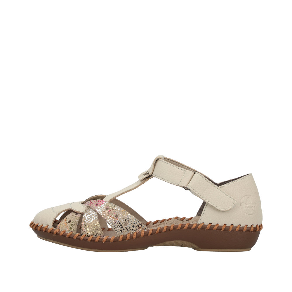 Rieker M1655-62 Desideria Beige Sandals