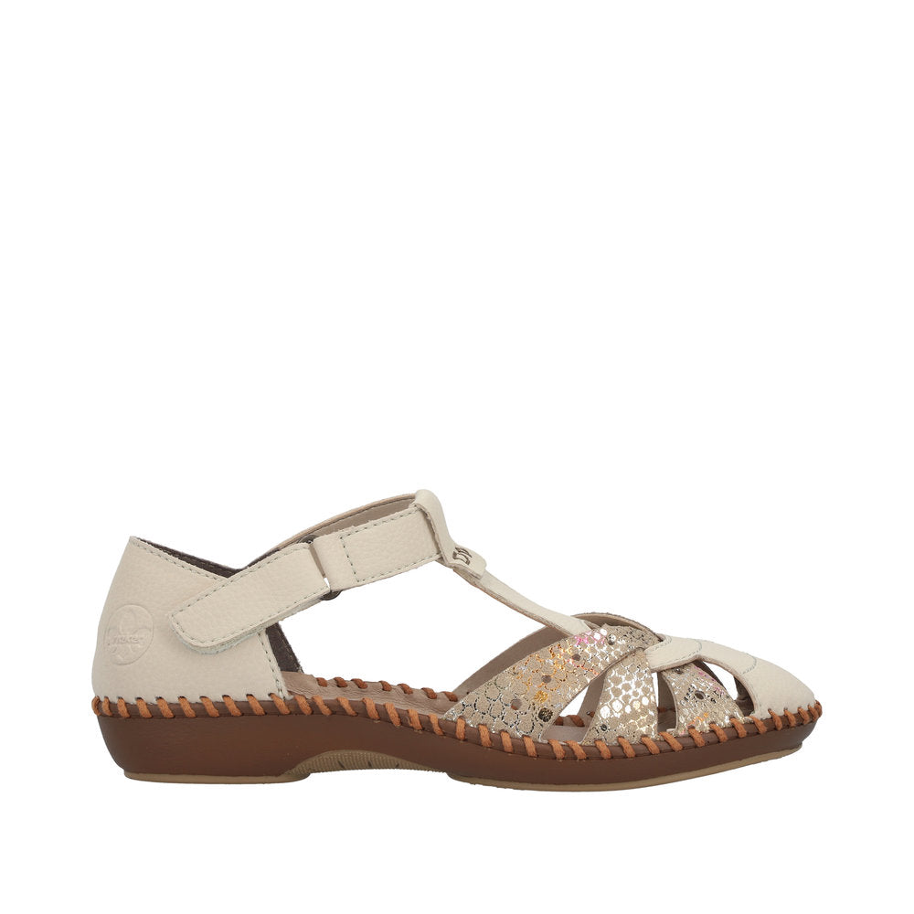 Rieker M1655-62 Desideria Beige Sandals