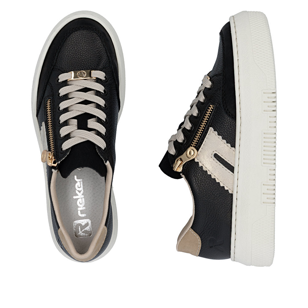 Rieker M1912-00 Enya Black Trainers