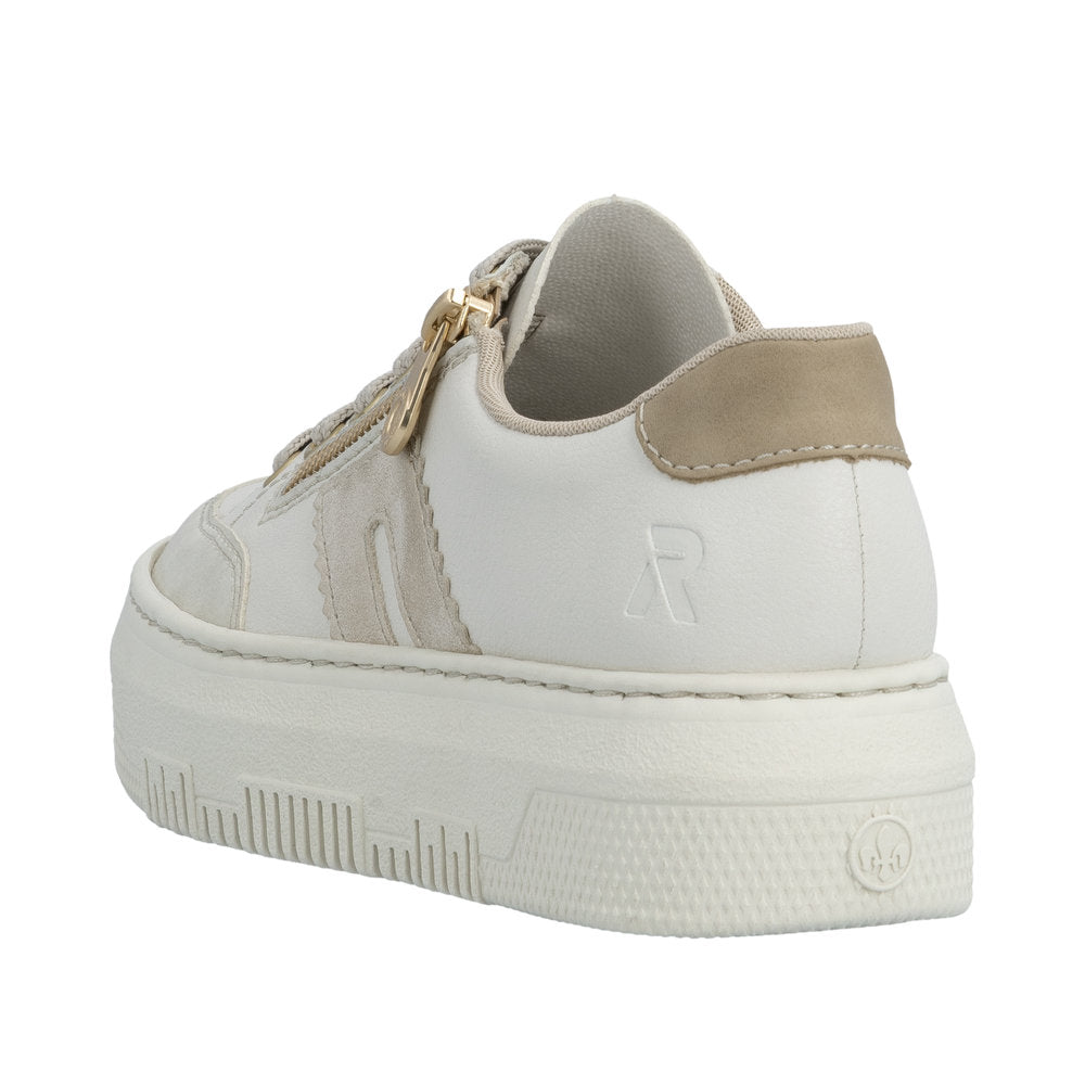 Rieker M1912-80 Enya Cream Trainers