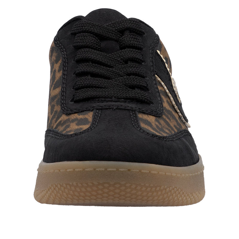 Rieker M5512-90 Schwarz/Braun/Lightgold Trainers