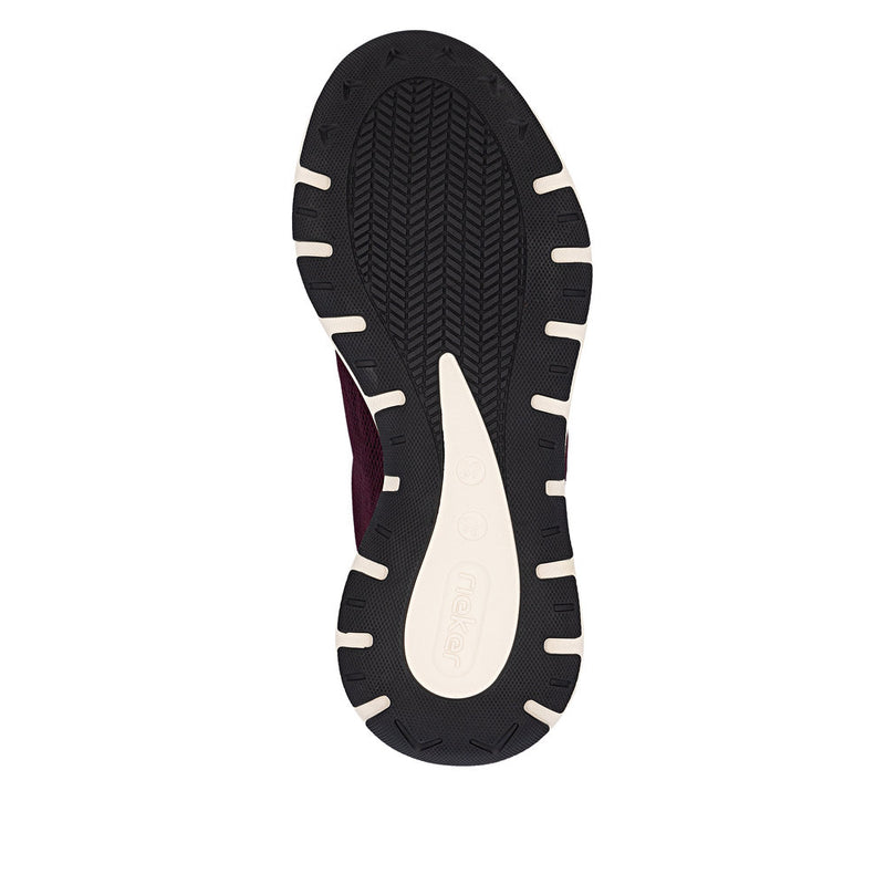 Rieker M6551-30 Blackberry/Brombeer Trainers