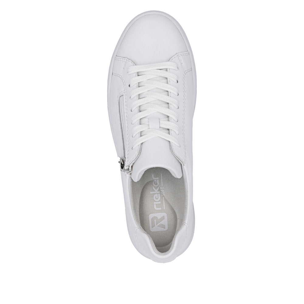Rieker M7701-80 Brooke White Trainers