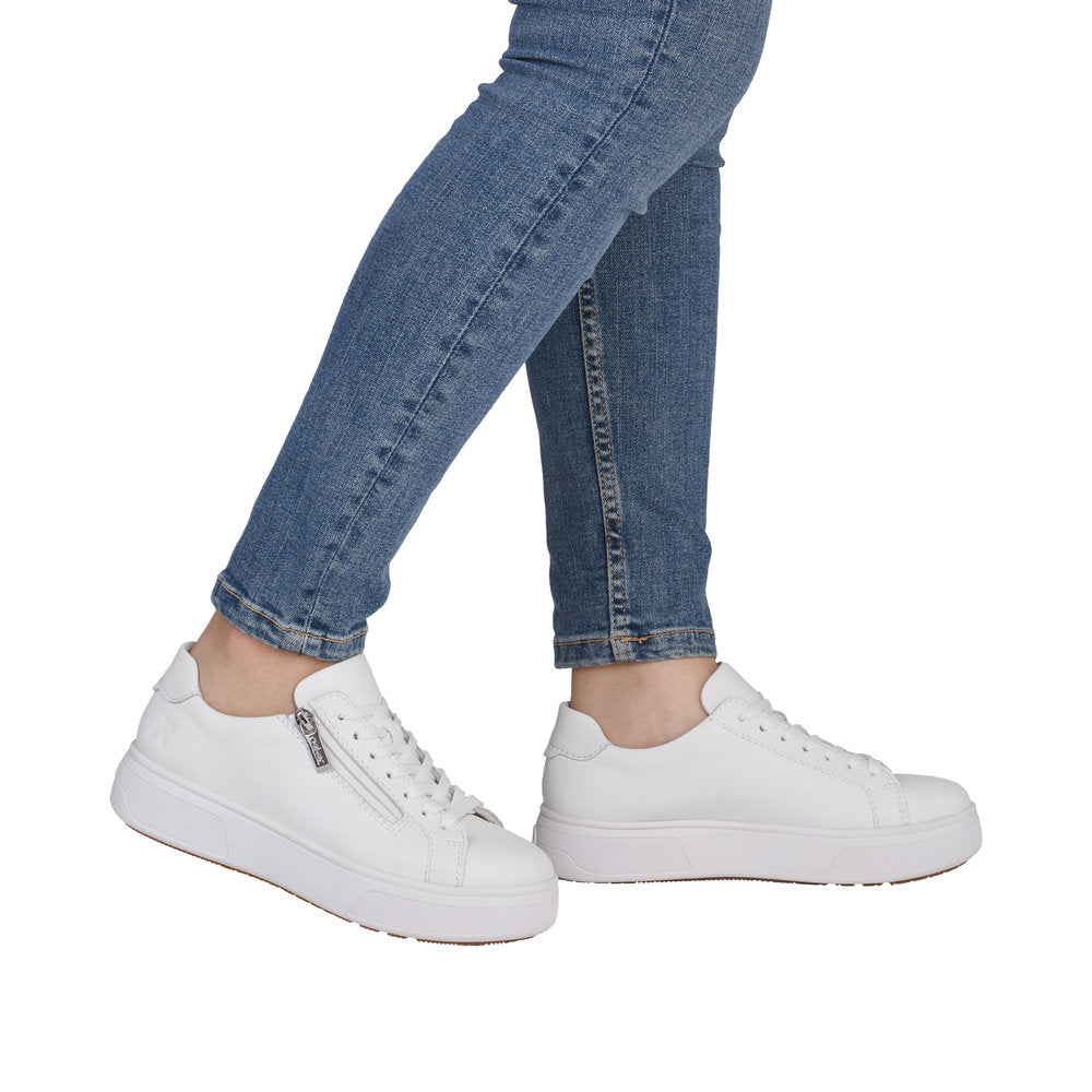 Rieker M7701-80 Brooke White Trainers