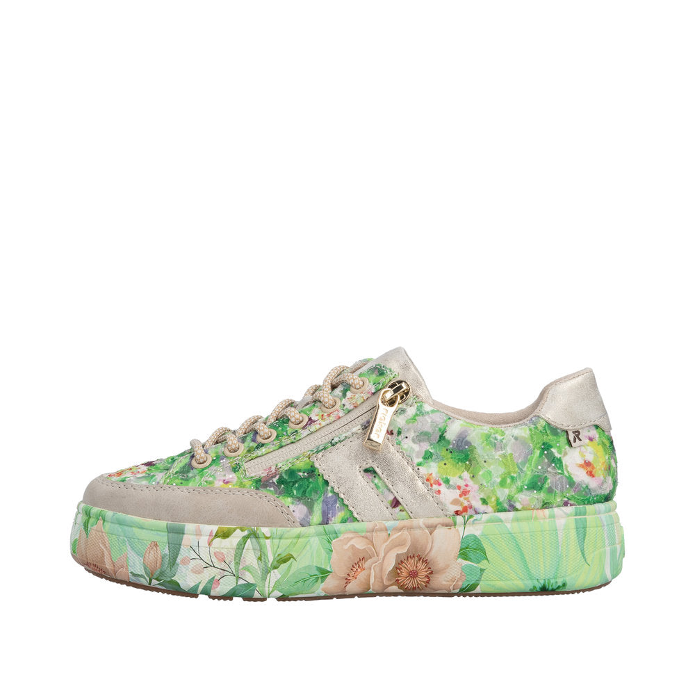 Rieker M7711-91 Brooke Green Trainers