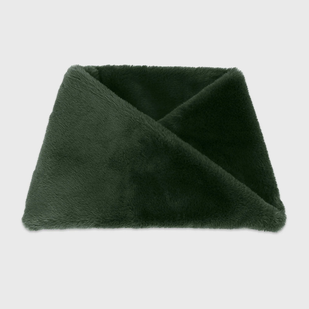 Millie Mae Chunky Faux Fur Snood - Emerald Green