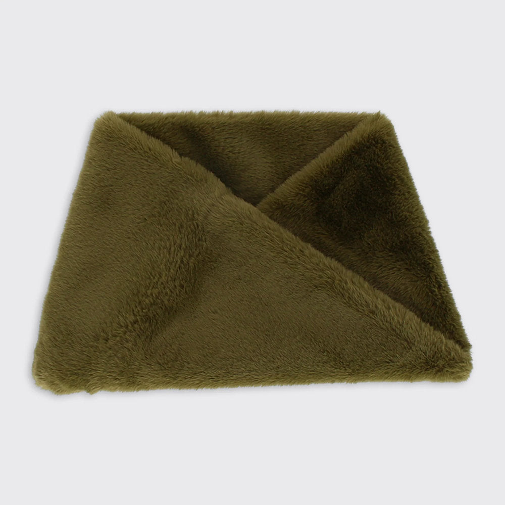Millie Mae Chunky Faux Fur Snood - Sage Green