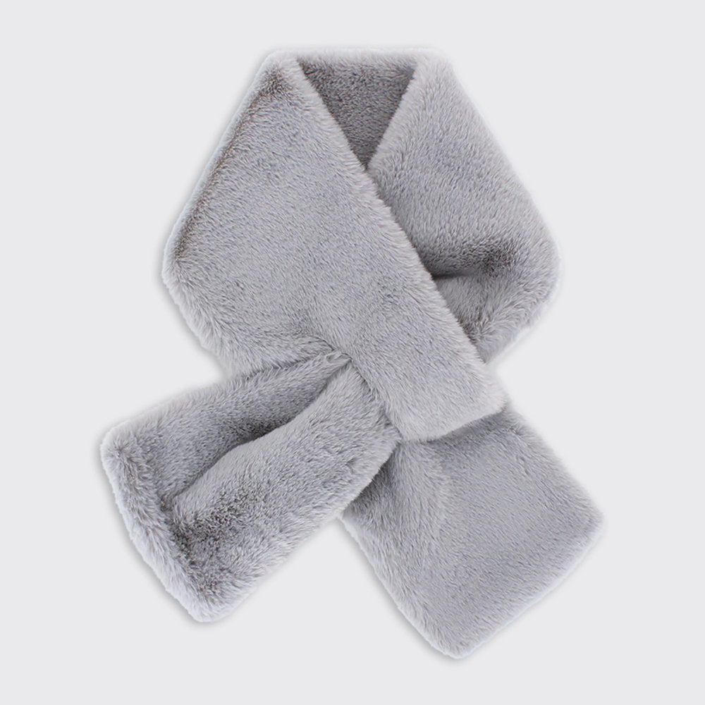 Millie Mae Faux Fur Push Through Scarf
- Grey