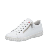 Rieker N0900-81 Edna White Shoes