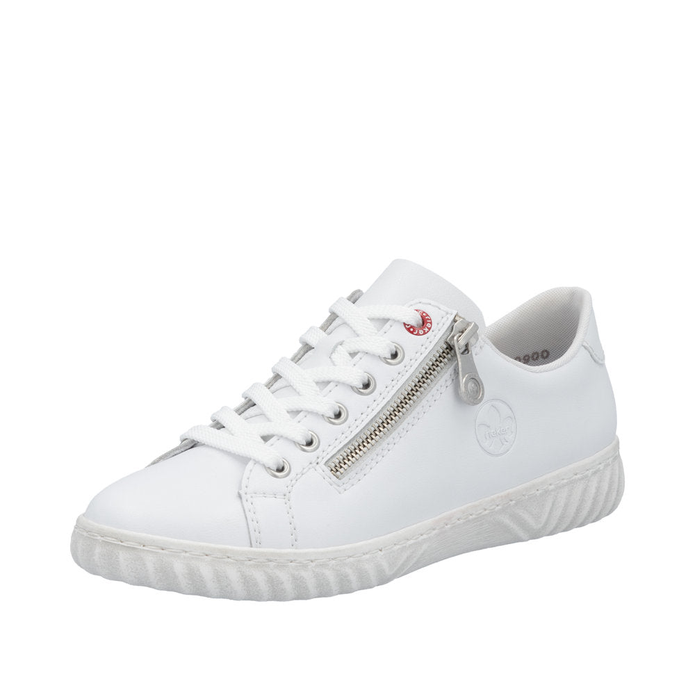 Rieker N0900-81 Edna White Shoes
