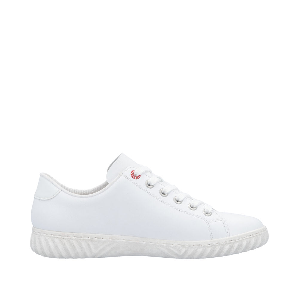 Rieker N0900-81 Edna White Shoes