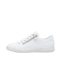 Rieker N0900-81 Edna White Shoes