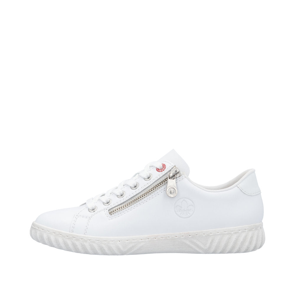Rieker N0900-81 Edna White Shoes