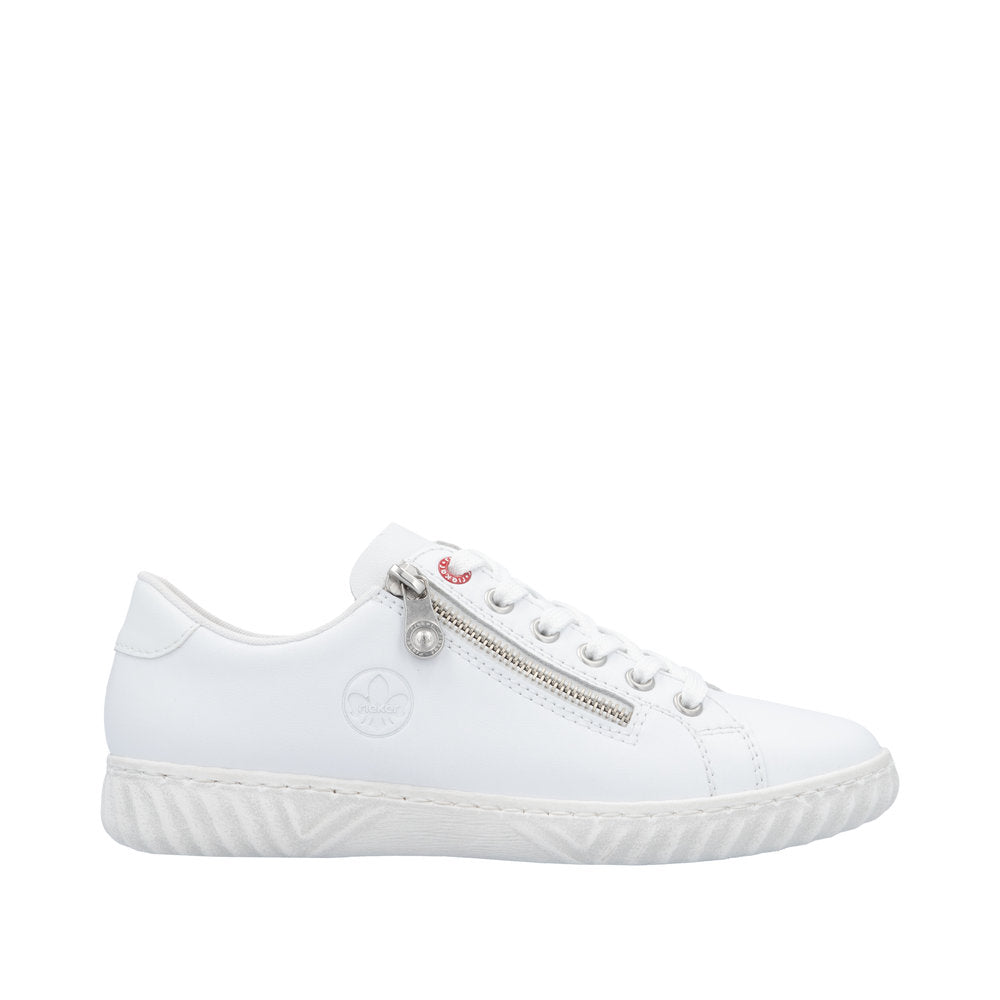 Rieker N0900-81 Edna White Shoes
