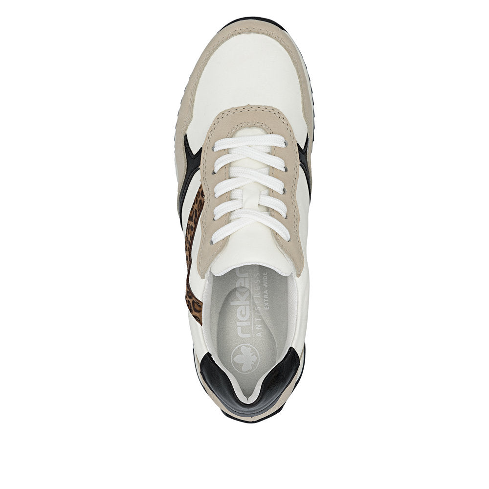 Rieker N1200-80 Dena Cream Trainers