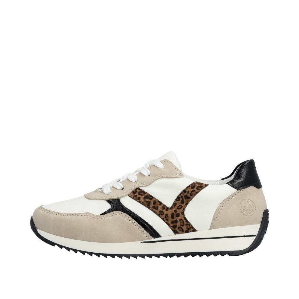 Rieker N1200-80 Dena Cream Trainers