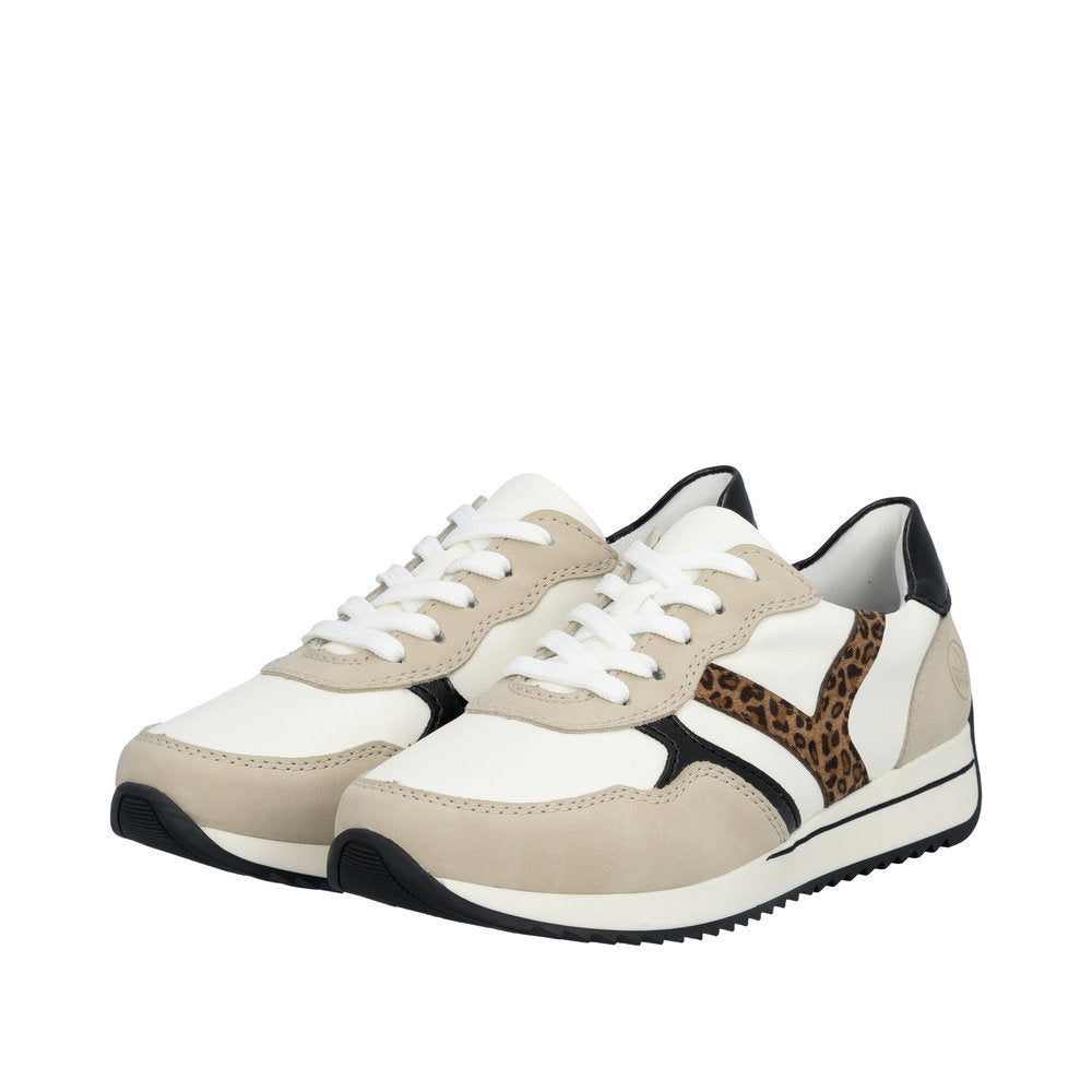 Rieker N1200-80 Dena Cream Trainers