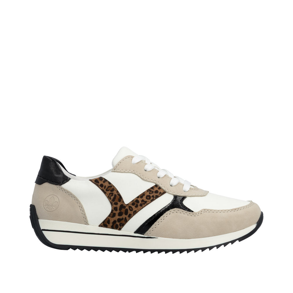 Rieker N1200-80 Dena Cream Trainers