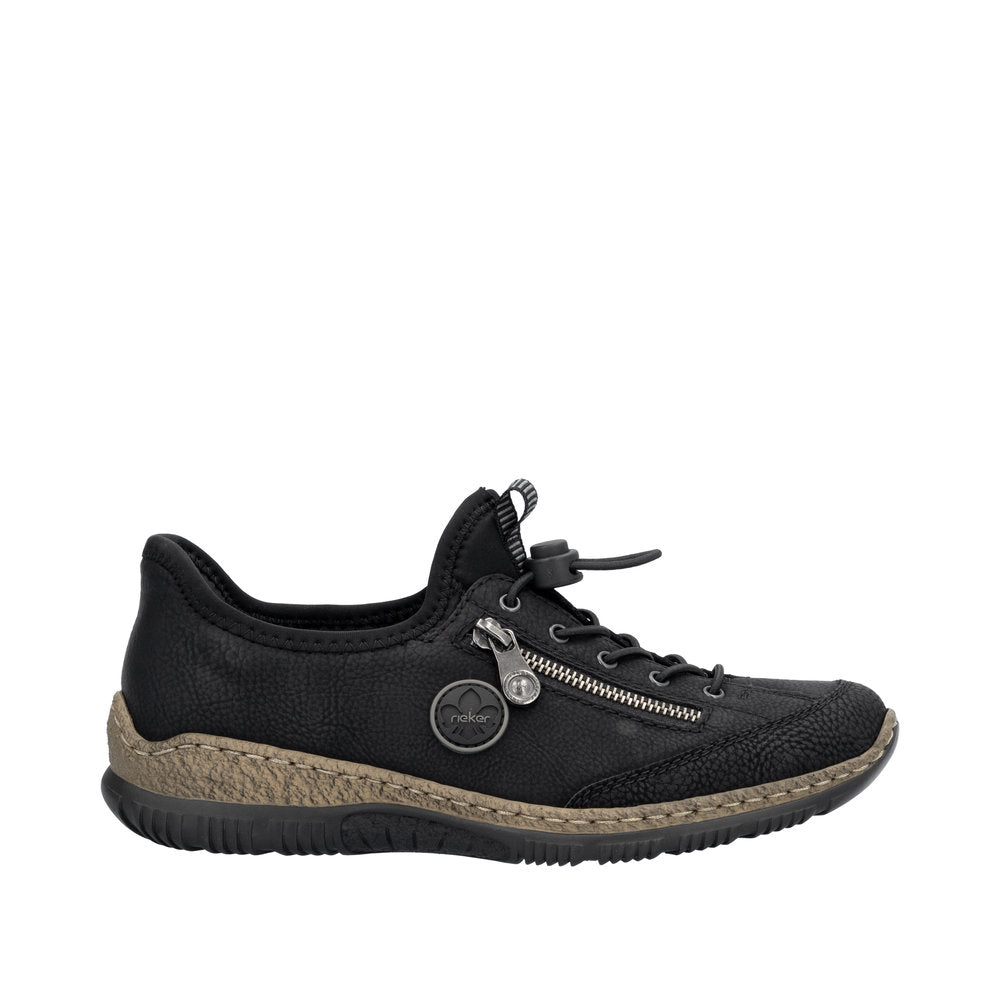 Rieker N3267-01 Black Shoes