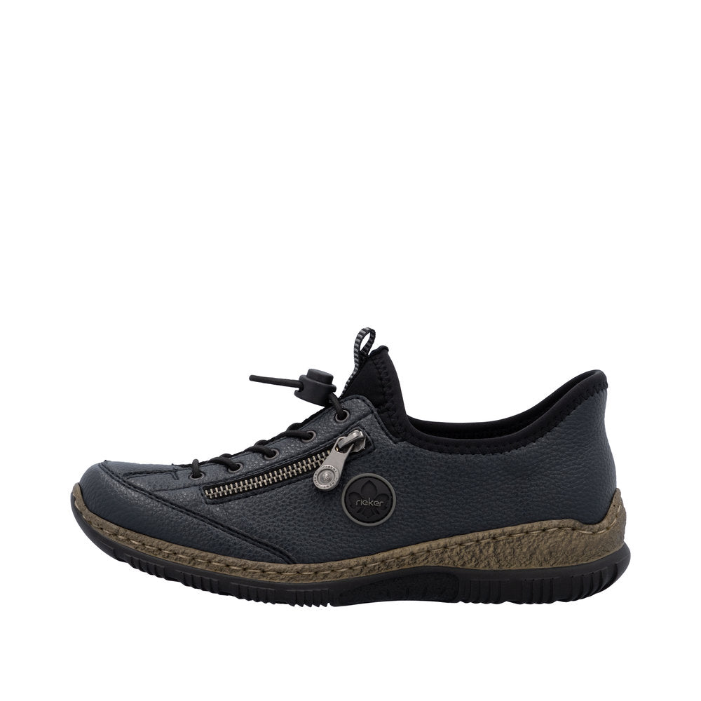 Rieker N3267-15 Pazifik/Schwarz Shoes