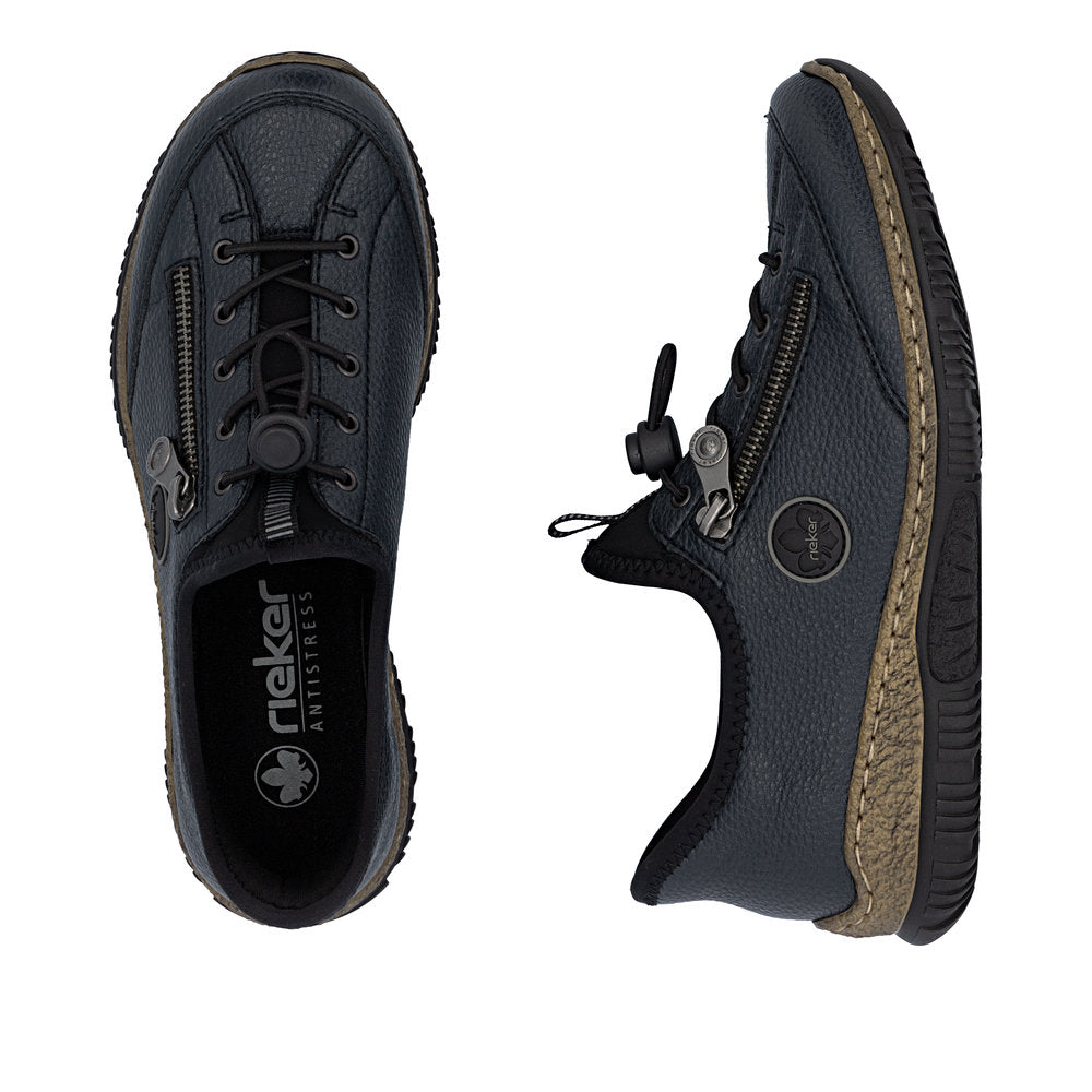 Rieker N3267-15 Pazifik/Schwarz Shoes