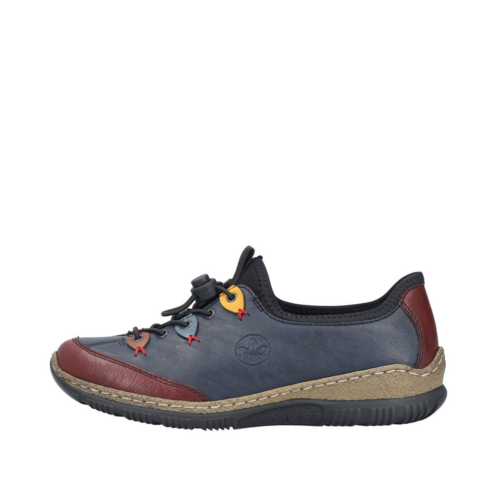 Rieker N3271-35 Nikita Navy Shoes