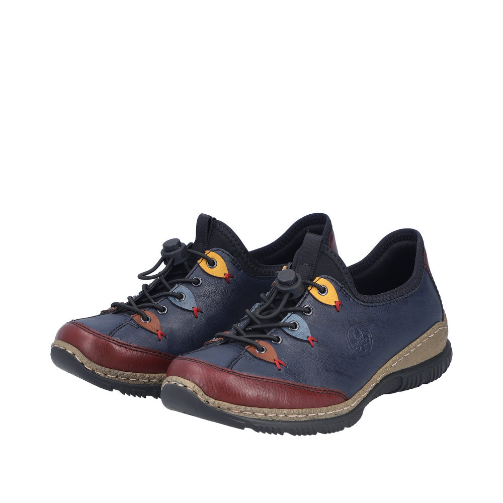 Rieker N3271-35 Nikita Navy Shoes