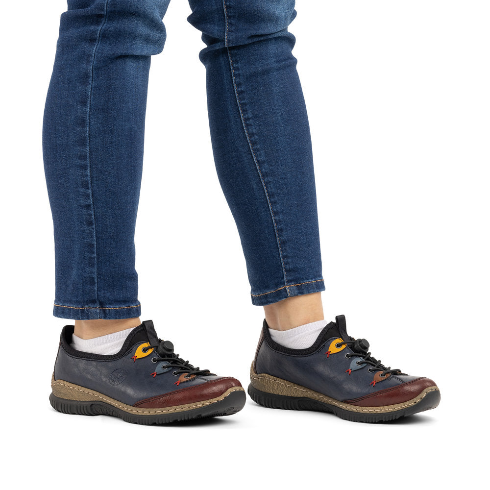 Rieker N3271-35 Nikita Navy Shoes