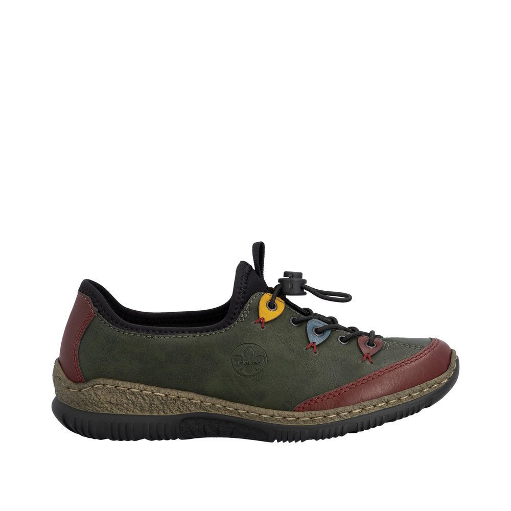Rieker N3271-54 Wine/Forest/Royal Shoes